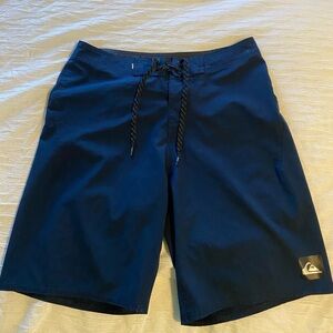 Quiksilver Highline Stretch Shorts in Dark Blue
